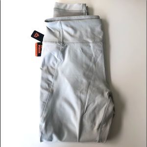 RBX Gray Silver Ombre 7/8 ankle length high rise leggings X-Large